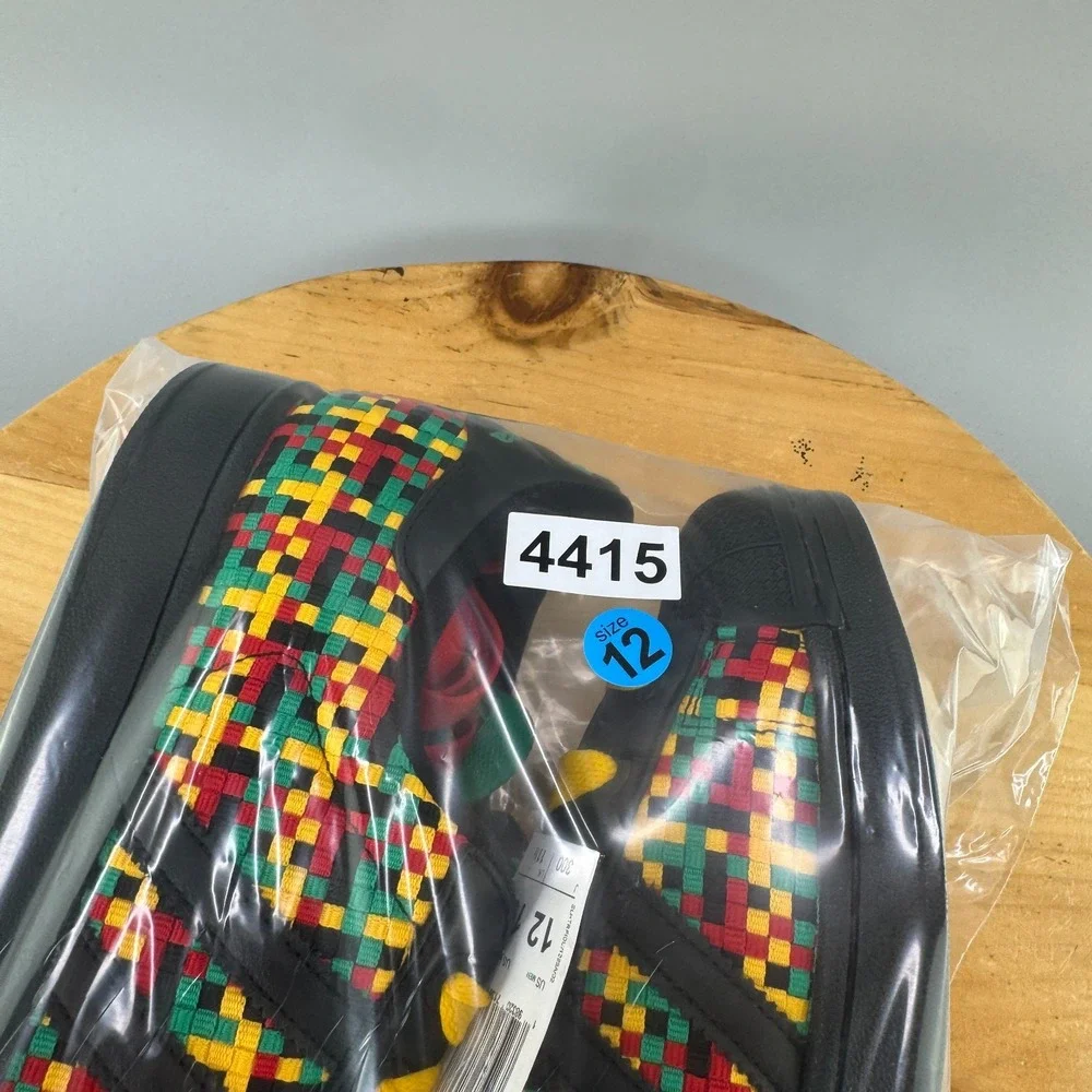 adidas Superstar II 'Jamaica' Mens Size 12 Shoes Black Green Yellow Red Marley